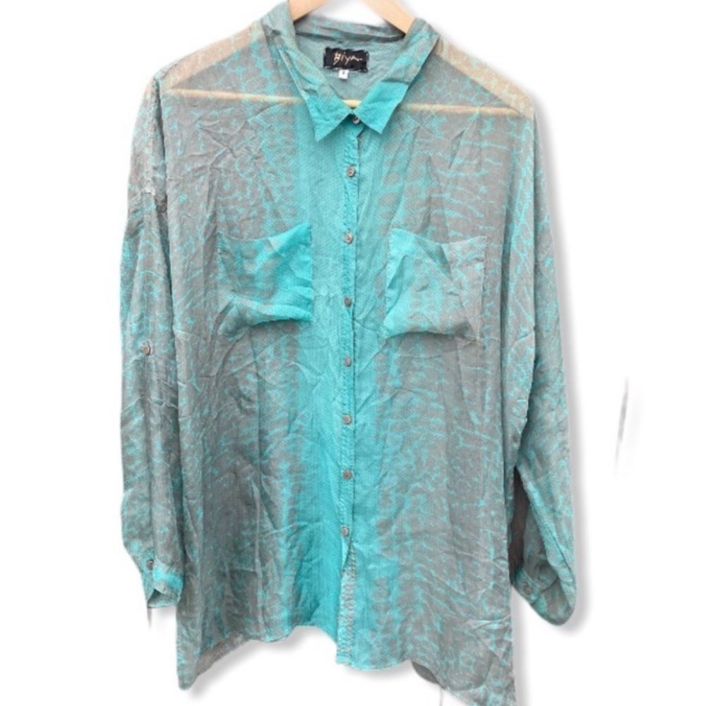 Johnny Was Biya‎ Silk Blouse